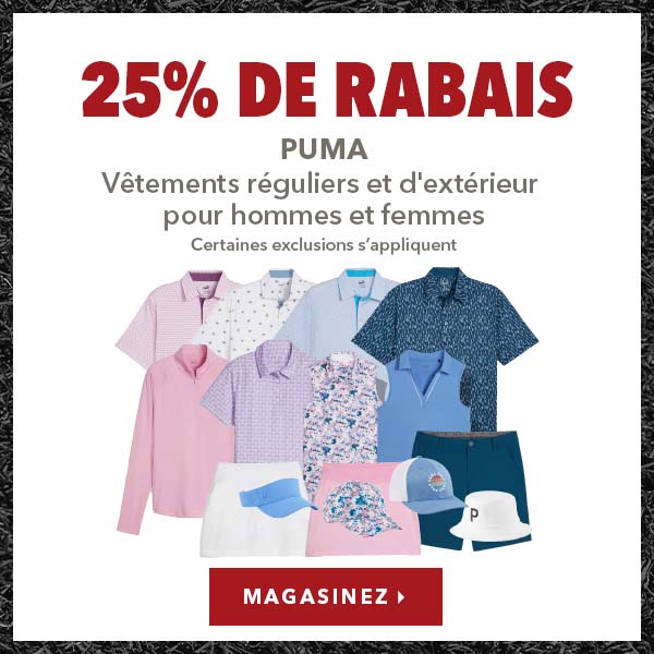 Vêtements Puma réguliers et d'extérieur pour hommes et femmes - 25% de rabais